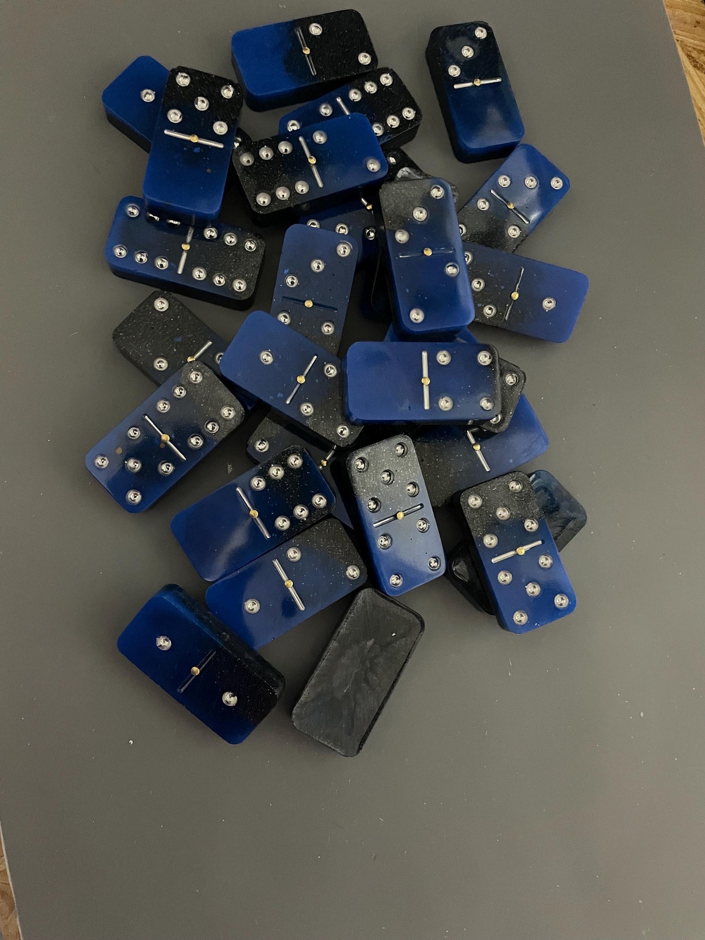 graphite blue glow dominos double 6 /9 /12 are available