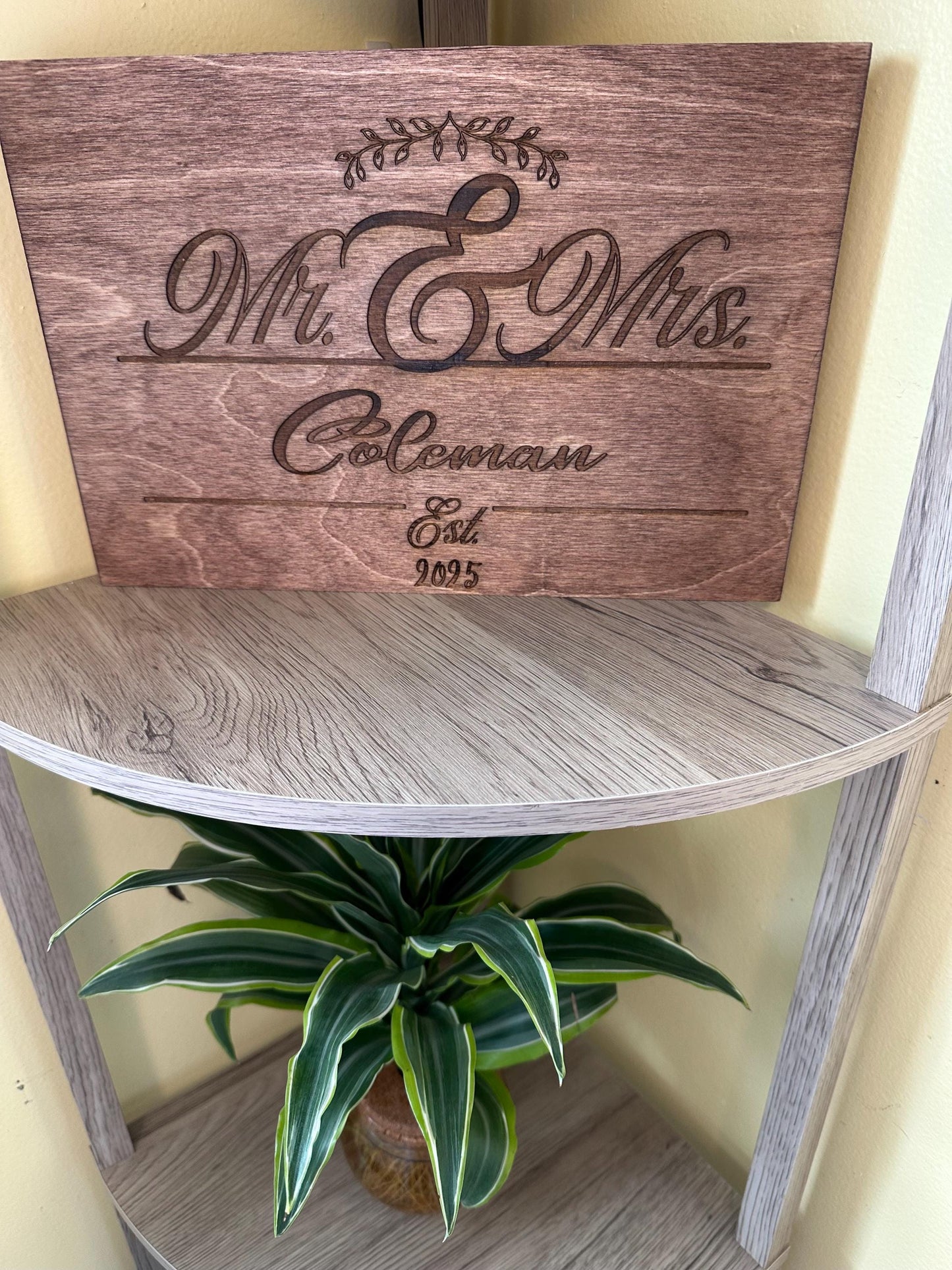 wooden engraved signs