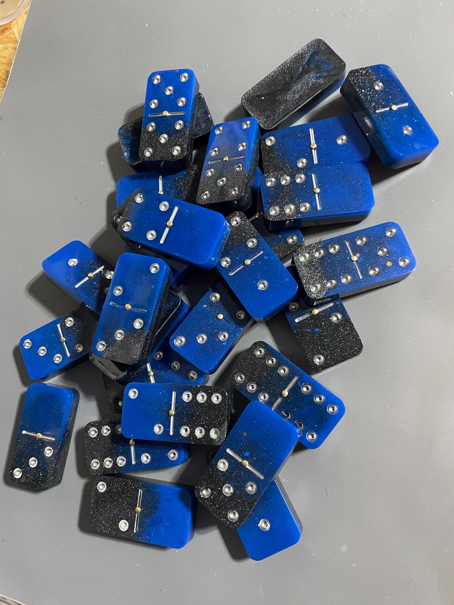 graphite blue glow dominos double 6 /9 /12 are available