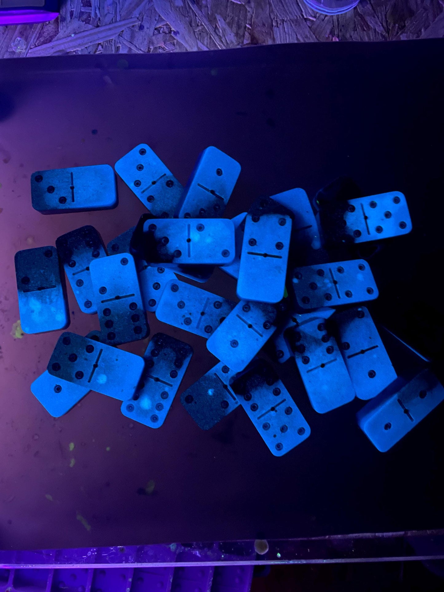 graphite blue glow dominos double 6 /9 /12 are available