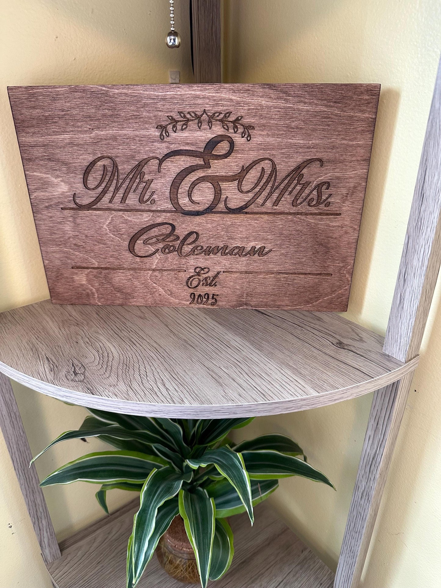 wooden engraved signs