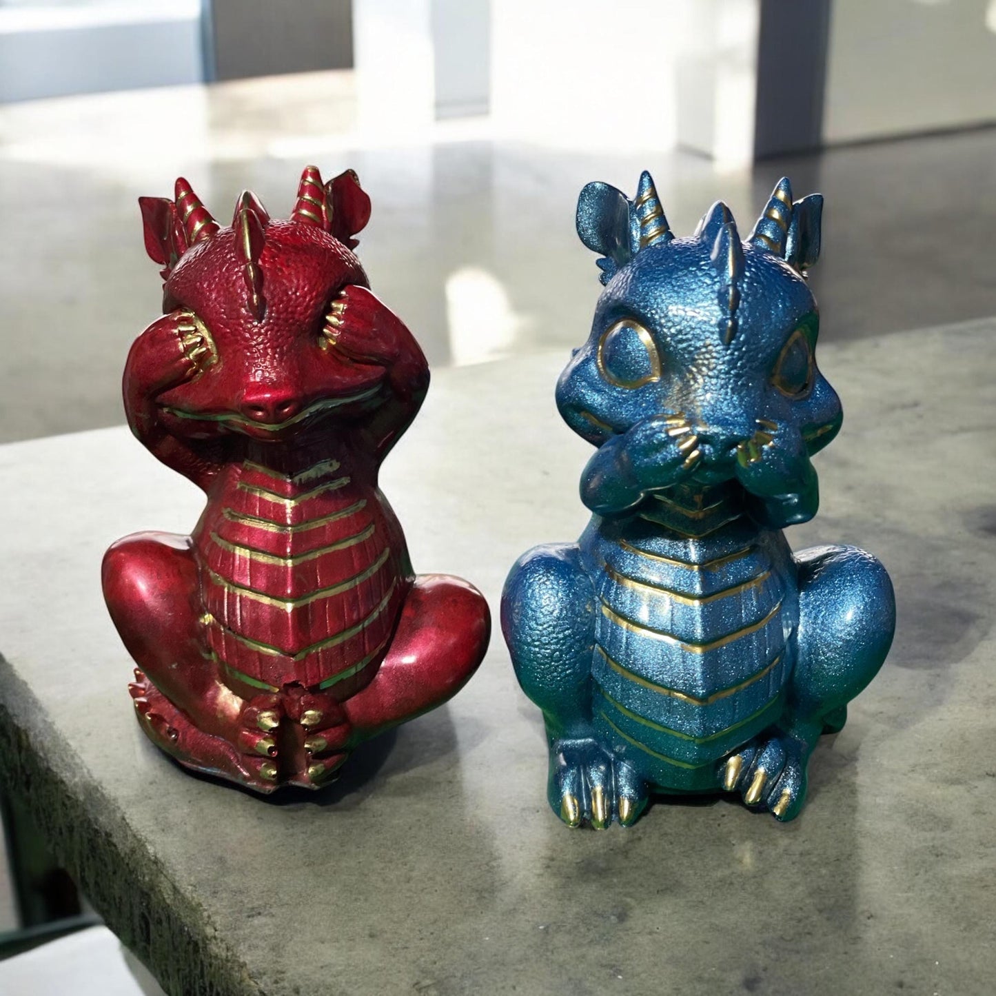 hear no evil see no evil speak no evil dragons