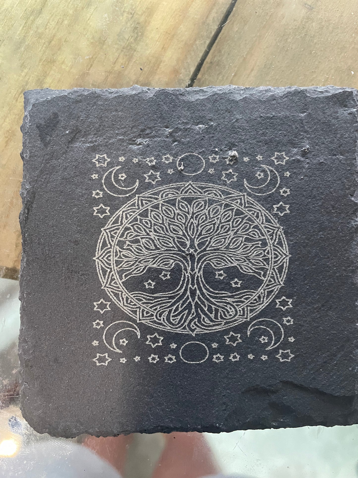 Boho custom coasters set of 4