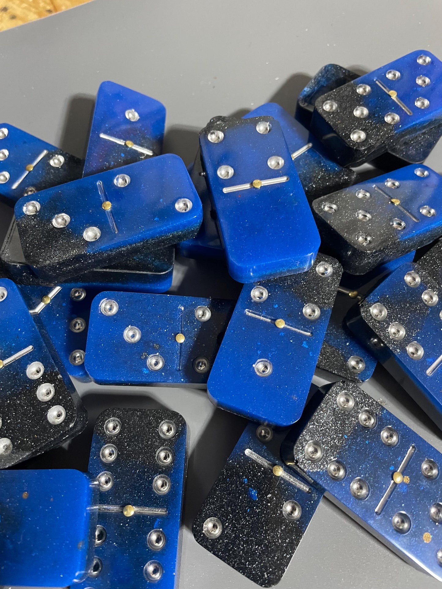 graphite blue glow dominos double 6 /9 /12 are available