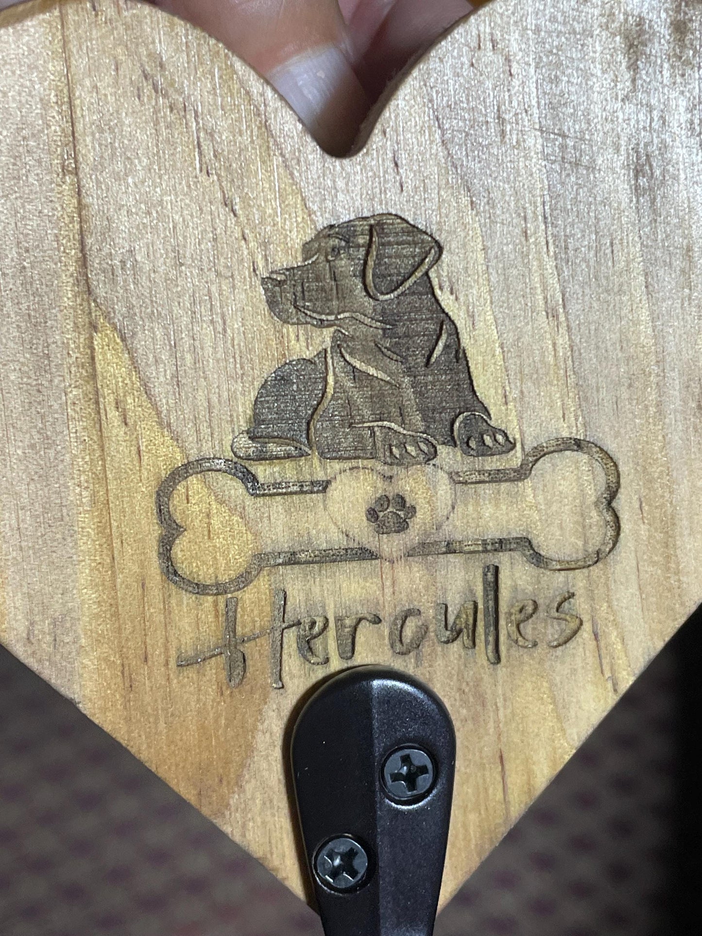 personalized pet key holder/leash holder