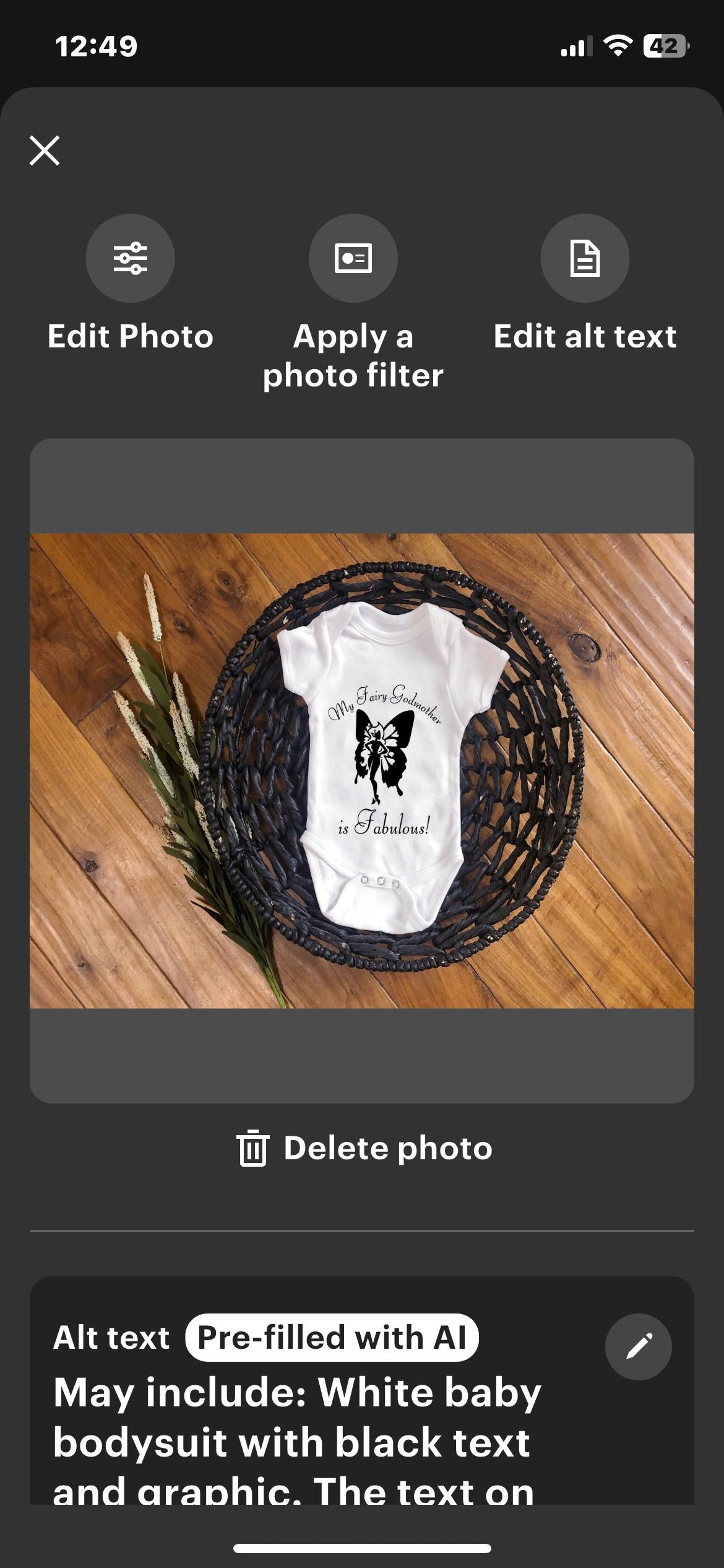 Poppin bottles graphic onesie