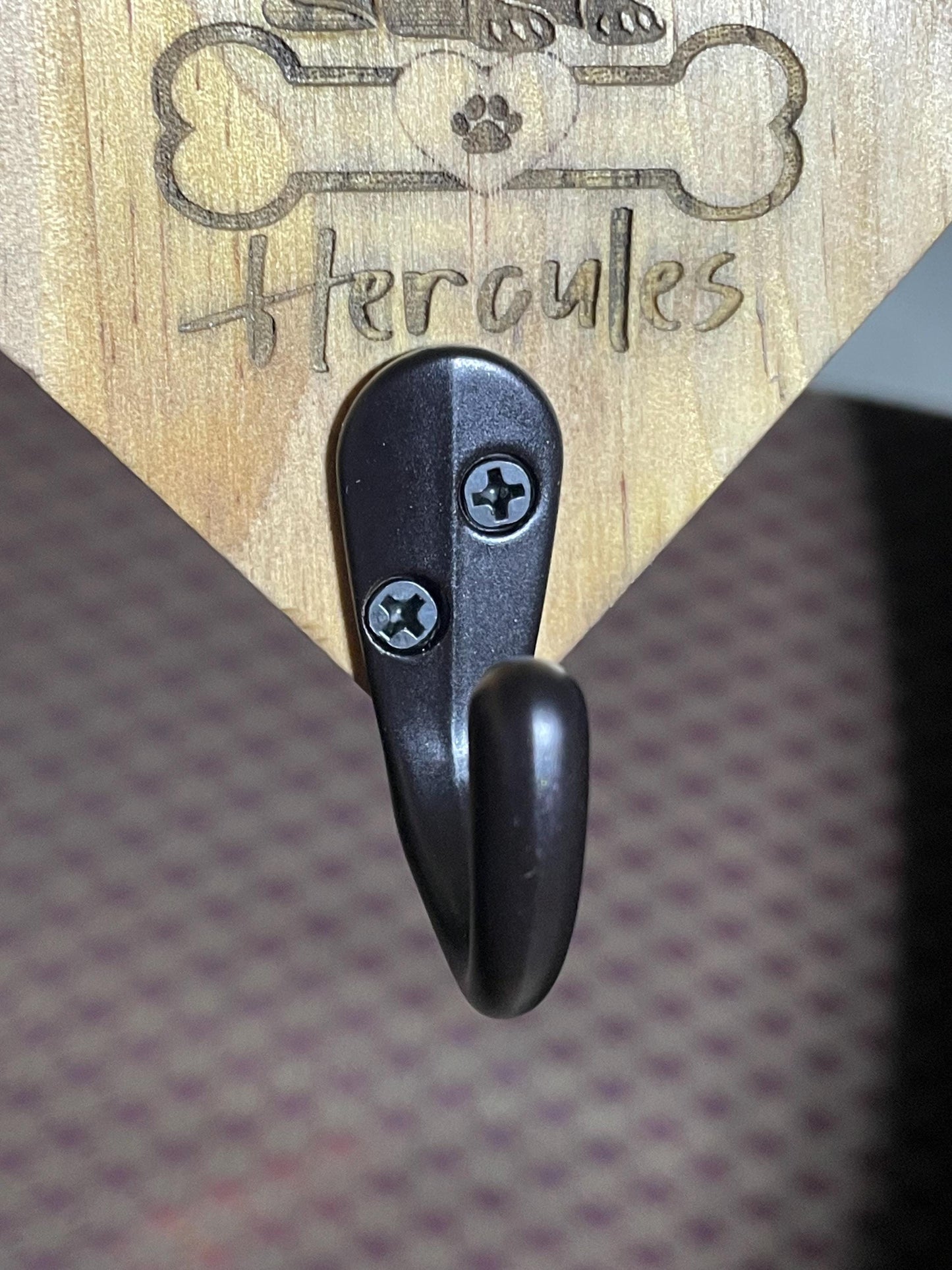 personalized pet key holder/leash holder