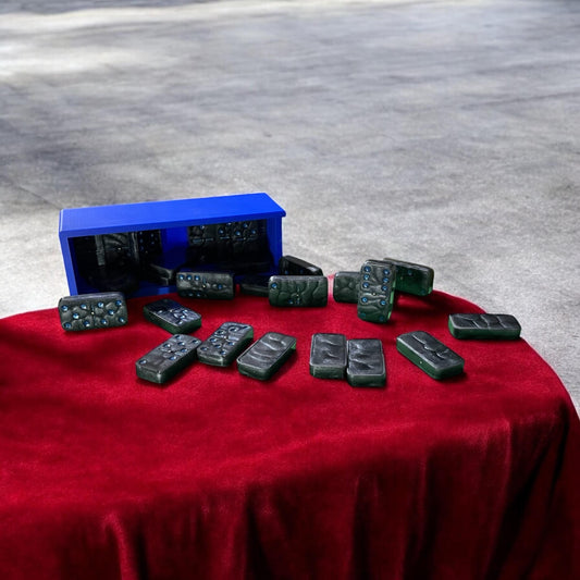 Smokey blue dominoes
