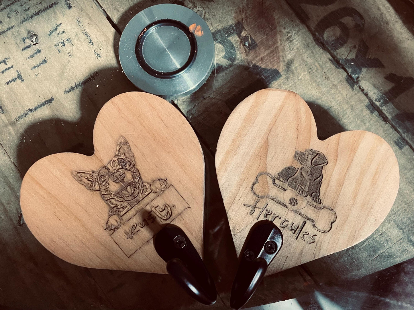 personalized pet key holder/leash holder